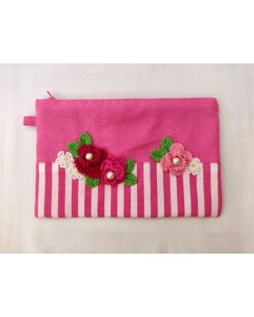 Happy Threads Beautiful Storage Pouch (Pink)